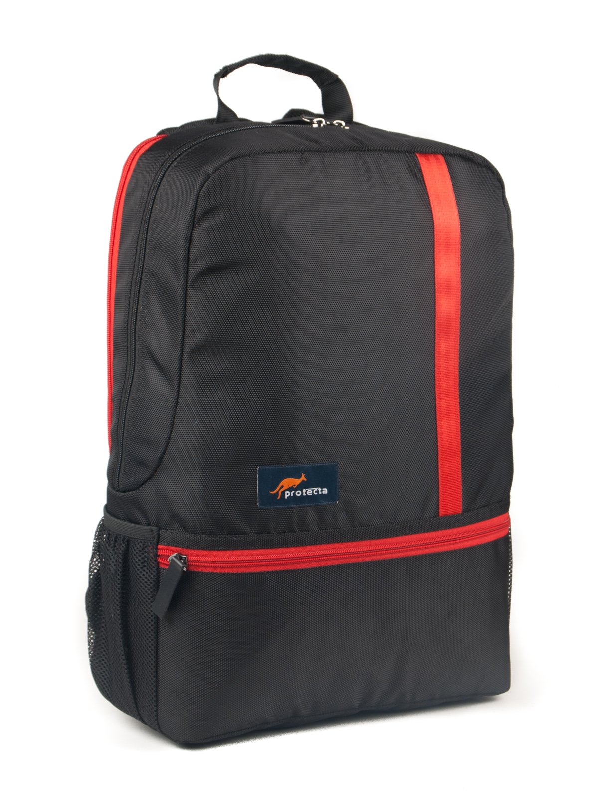 Protecta Right Angle Laptop Backpack for Laptops With Screen Size Up to 15.6 Inch. (Black & Red) (B07953V3BB) Amazon Price History, Amazon Price Tracker