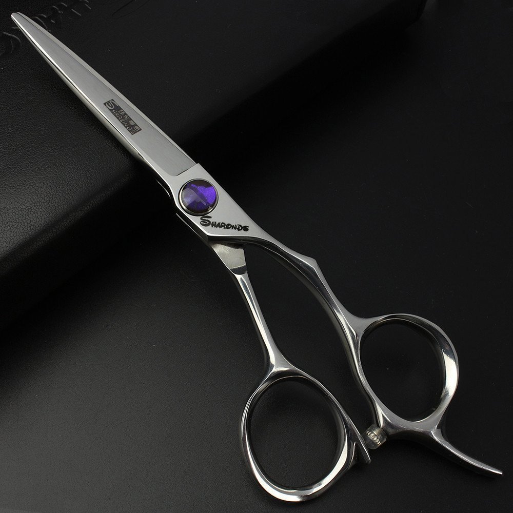 Friseurschere Friseurschere Friseurschere Superscharfe Friseurschere 6 Zoll Schere zum Schneiden von Haaren, stabiles Handgefühl (GE-5.5C-ZT-tz)