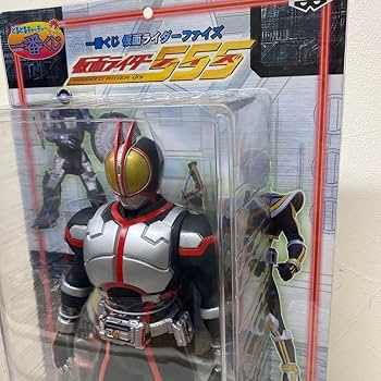 一番くじ　仮面ライダーファイズ　ビッグサイズソフビフィギュア　未開封品 Amazon.co.jp: 仮面ライダーファイズ555 一番くじ 高さ約37cmビッグ