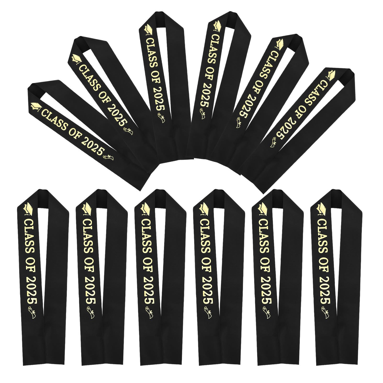 Decoraciones y ceremonias de fiesta con correas de hombro reutilizables para graduados 8