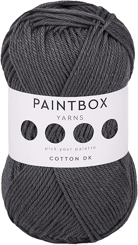 Miniatura 7 de Paintbox Yarns Hilo DK 100% Algodón 1.76oz (50g), 137 Yardas (125m) - Vino Tinto para Crochet, Tejer - Hilo Suave y Ligero de Doble Punto para Ropa