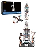 JMBricklayer Space Rocket Building Sets for Boys, Space Shuttle Rocket Ship for Adults, Spaceship Model Kits with Special Lights 70142, Ideal Gifts for Fathers Day