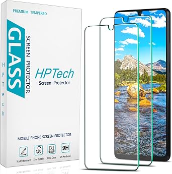 2 Pack Designed for Samsung Galaxy A42 5G Tempered Glass Screen Protector, Anti Scratch, Bubble Free