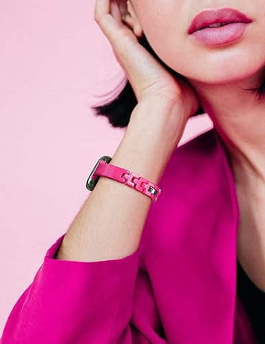 Miniatura 2 de Correa delgada de resina compatible con Apple Watch Band 3840414244451.929 in, correa de reloj de concha de tortuga para iWatch Series