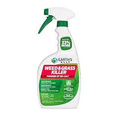 Earths Ally Grass and Weed Killer Spray - Natural OMRI Listed Glyphosate-Free Herbicide Weed Killers for Patios Driveways