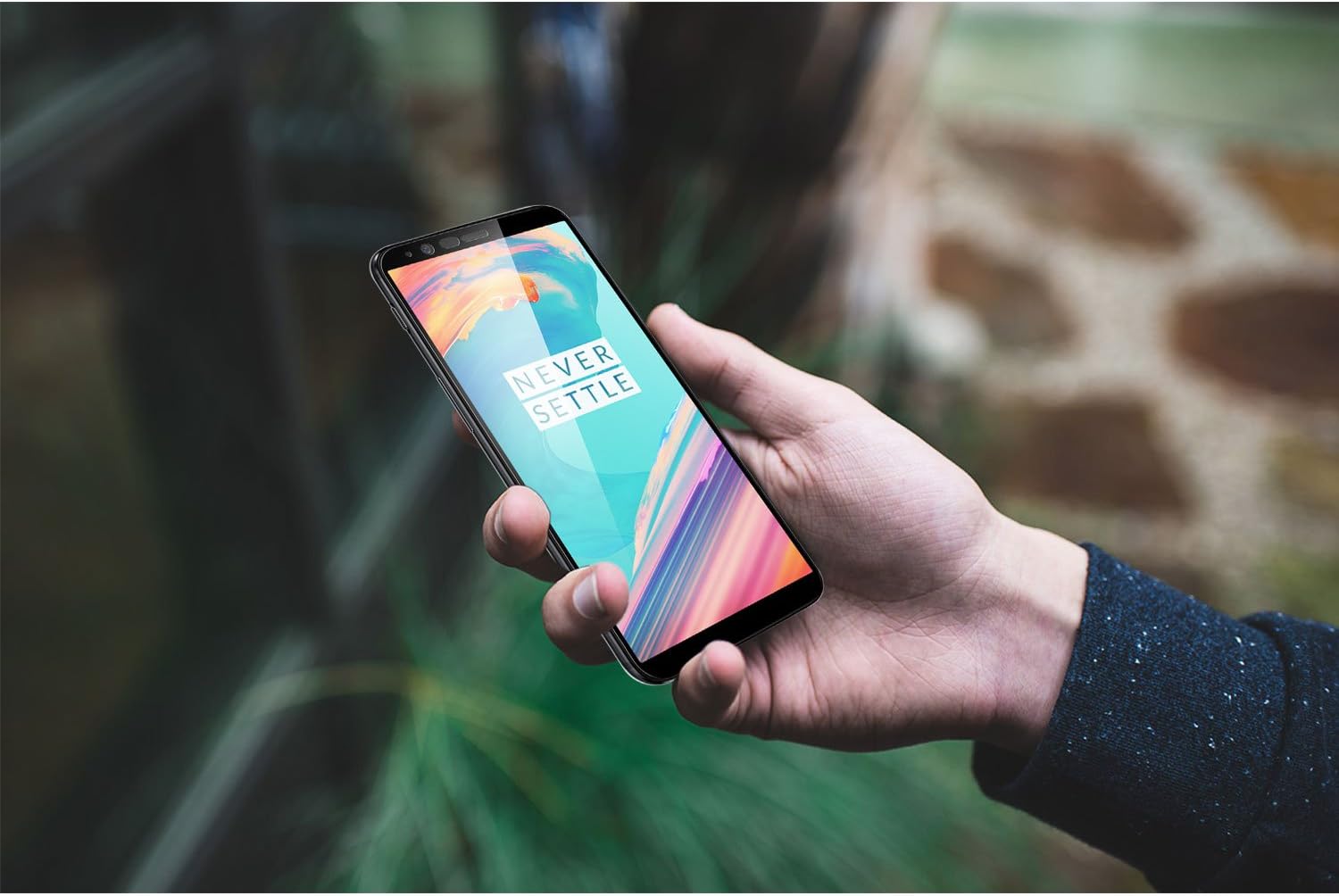 [2 Pack] OnePlus 5T Screen Protector, ICHECKEY [Full Adhesive] [2.5D Full Coverage] [Case Friendly] Tempered Glass Screen Cover Shield for OnePlus5T - Black