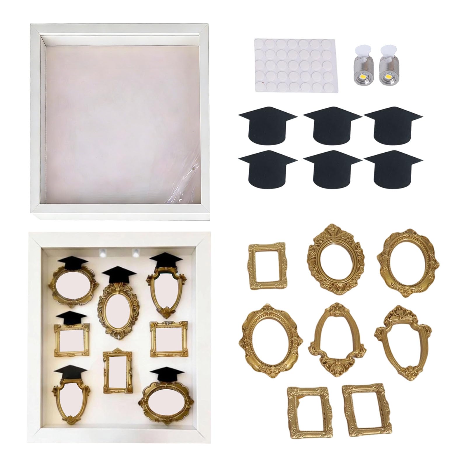our fave Creative Family Memory Photo Box Miniature Museums Frame Set with Lighting & Figurines Optional Small Gallery Copy Set