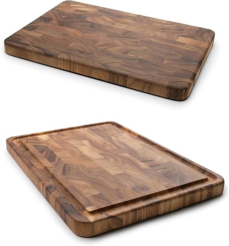 Miniatura 9 de Ironwood Gourmet Estación de preparación de granos de madera de acacia grande tamaño 20 in x 14 in x 125 in