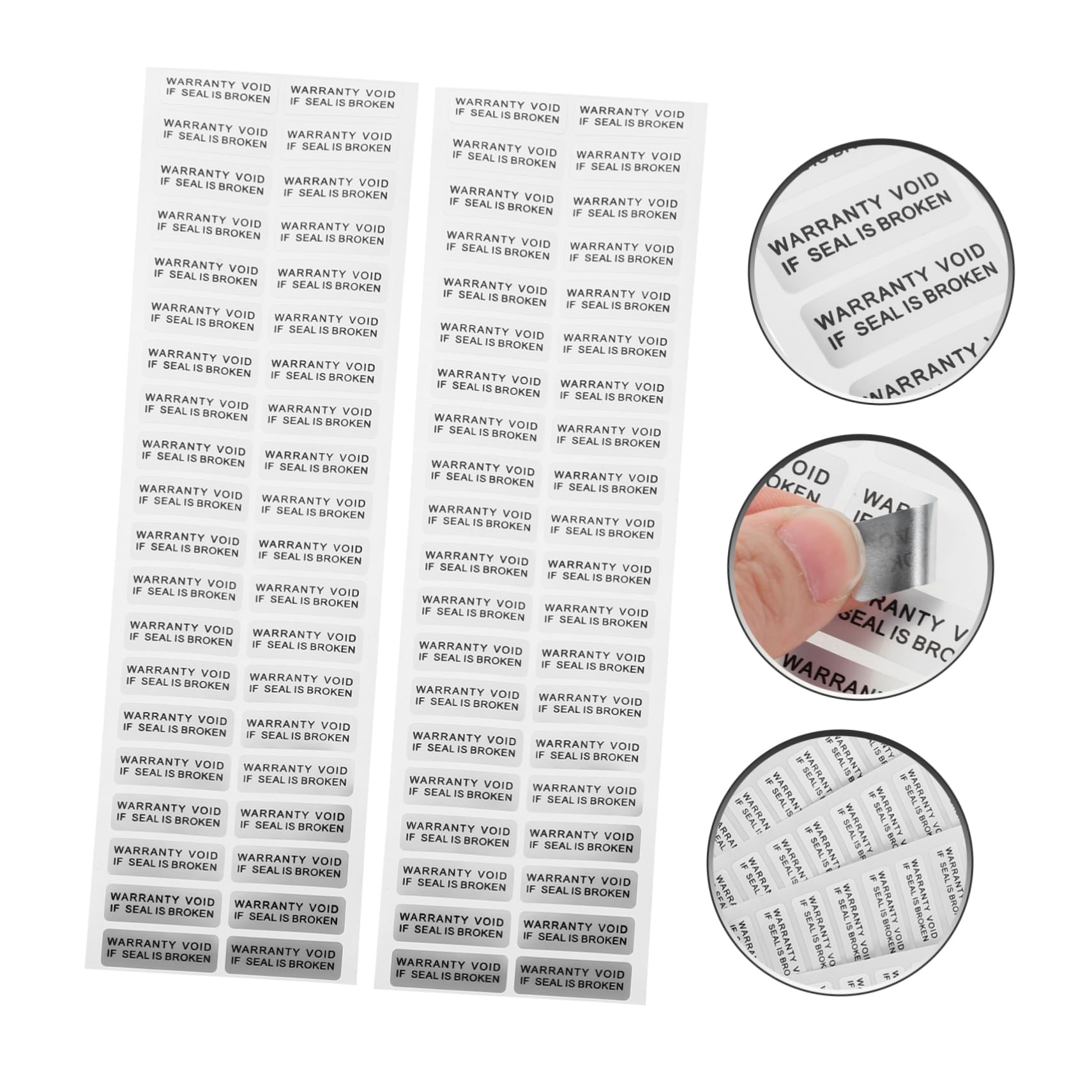 NUOBESTY 2000pezzi Etichette Adesive Impermeabili e Resistente Strappo Per Chiari e Facile Applicazione