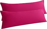 Vista 54 de NTBAY Juego de 2 fundas de almohada estándar, paquete de 2 fundas de almohada de microfibra cepillada de 20x26, suaves, resistentes a las arrugas, a
