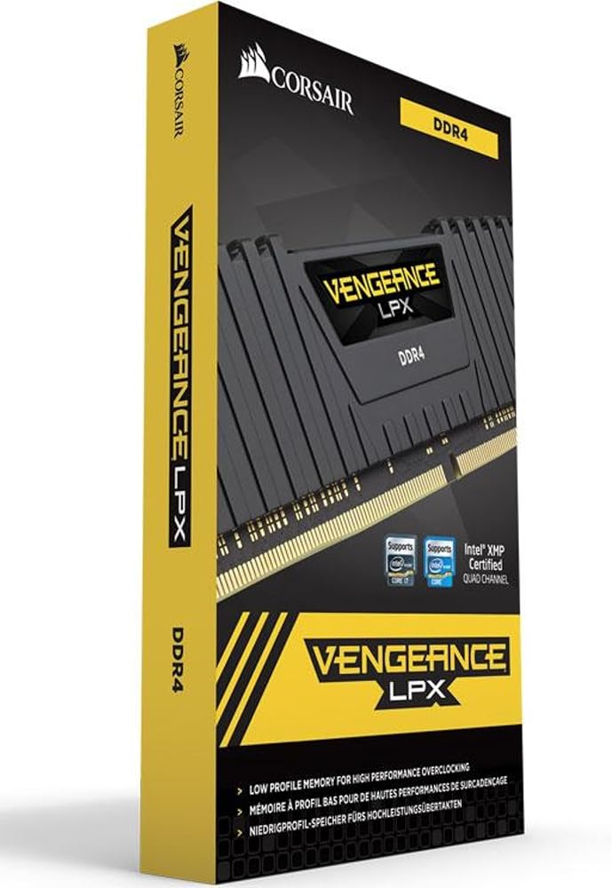 Corsair Vengeance LPX 16GB (2 x 8GB) DDR4 2666 (PC4-21300) C16 1.2V for AMD Ryzen and Intel 200 - View 1