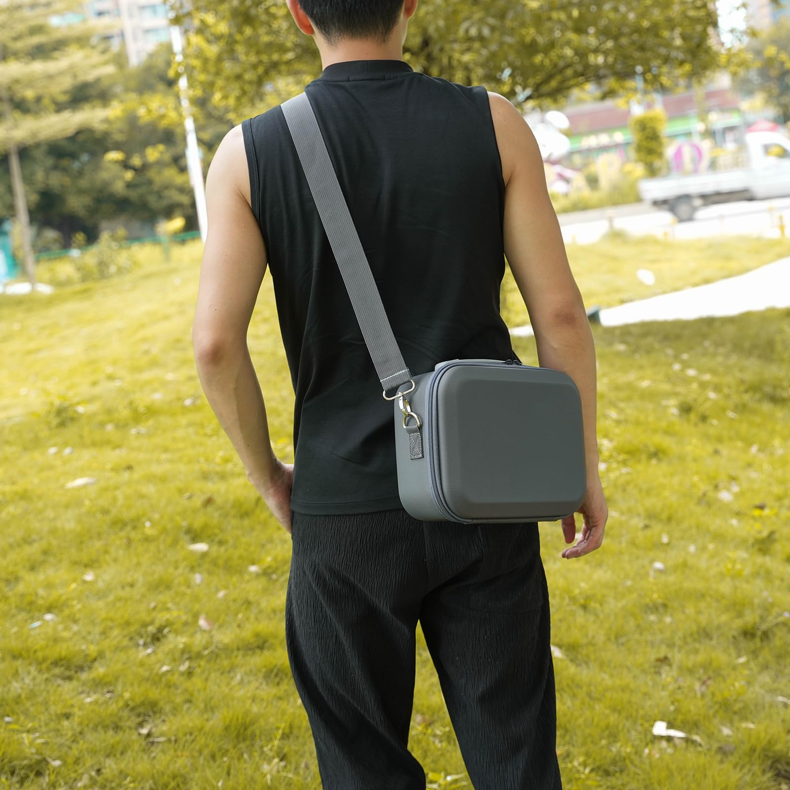 Funda de transporte para DJI Neo-Newest, bolsa de almacenamiento protectora de poliuretano portátil con cremallera YKK para DJI Neo Fly More Combo, control remoto RC-N3, batería de vuelo inteligente