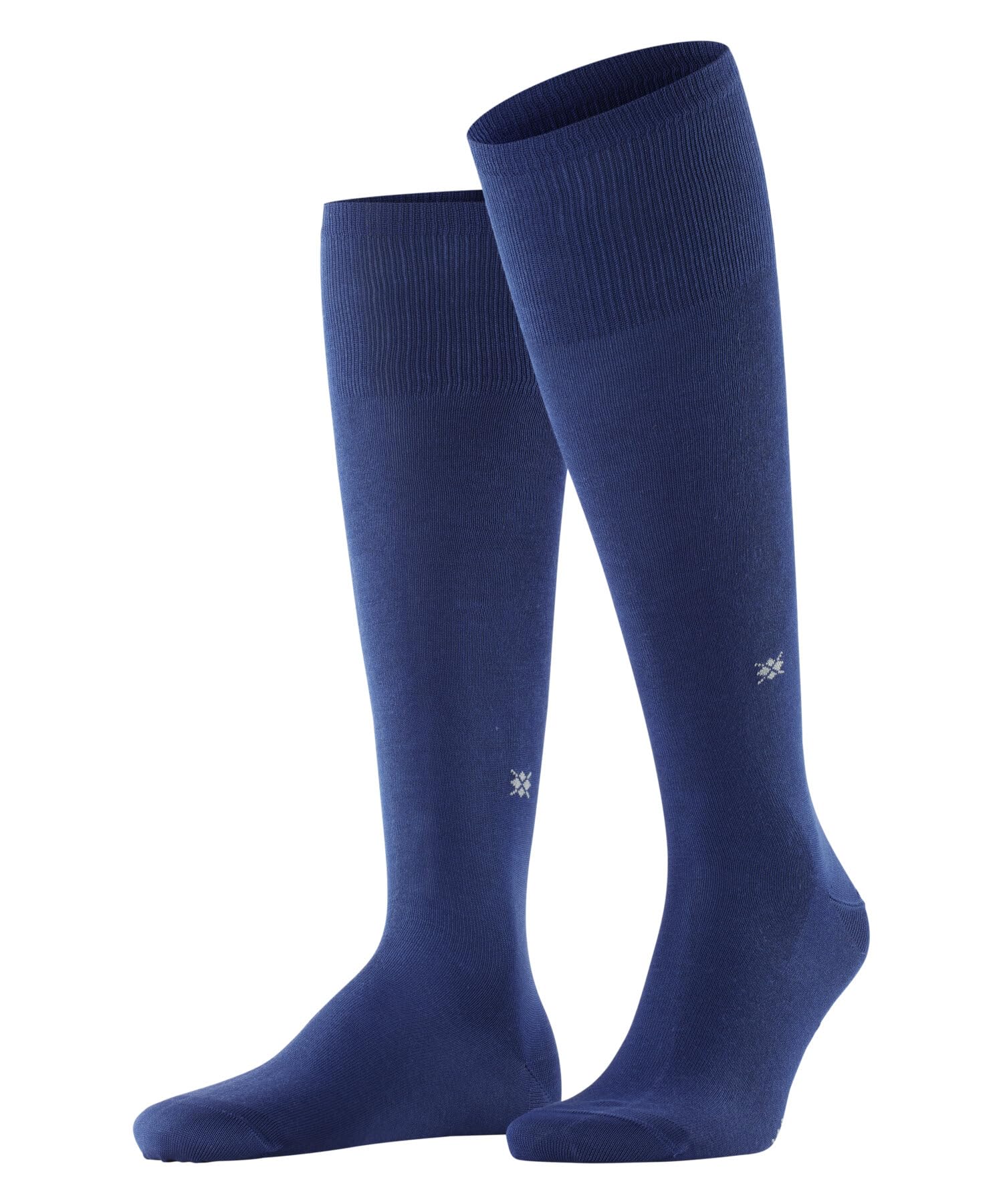 Burlington Men's Dublin M Kh Cotton Long Plain 1 Pair Knee-High Socks, Blue Night 6583, 6.5-11