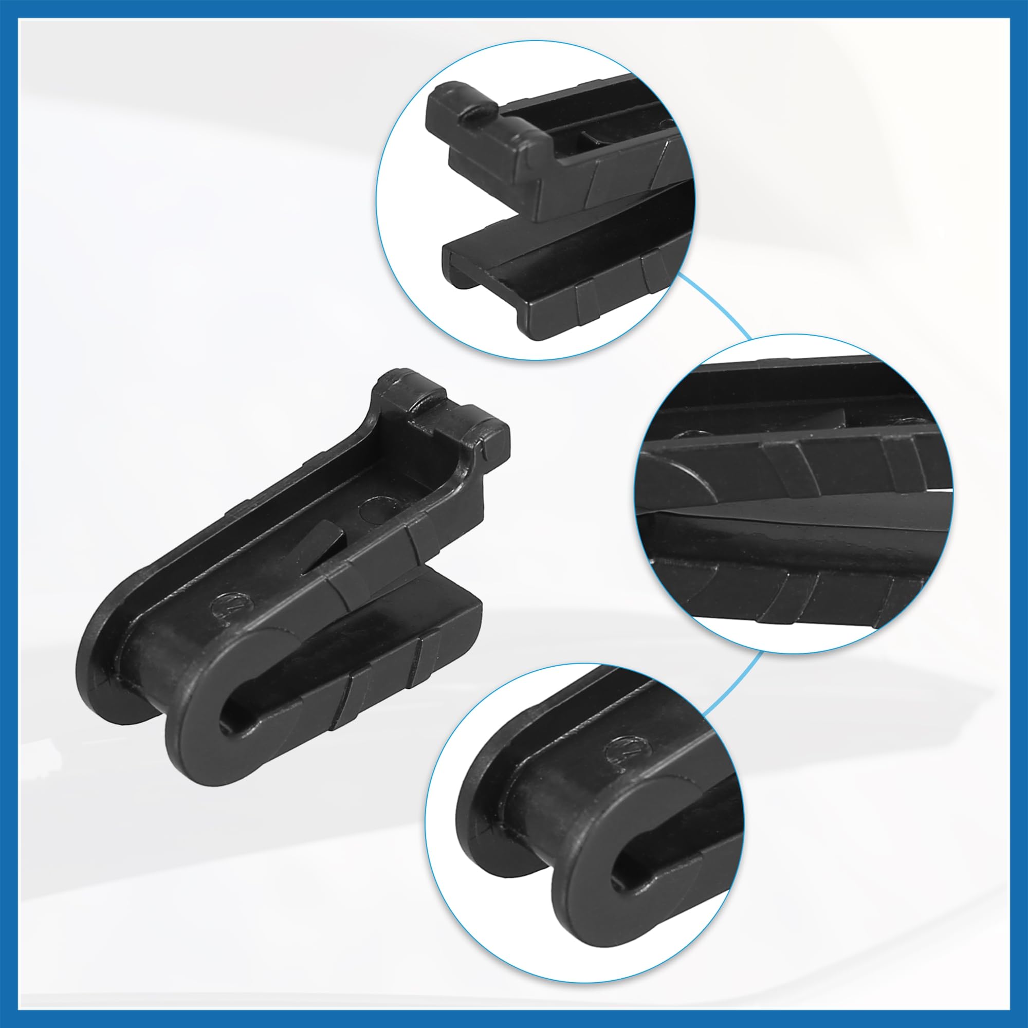 Kit braccio tergicristallo Adattatore tergicristallo 2 Set di kit di montaggio adattatore braccio spazzola tergicristallo anteriore universale 3392390298