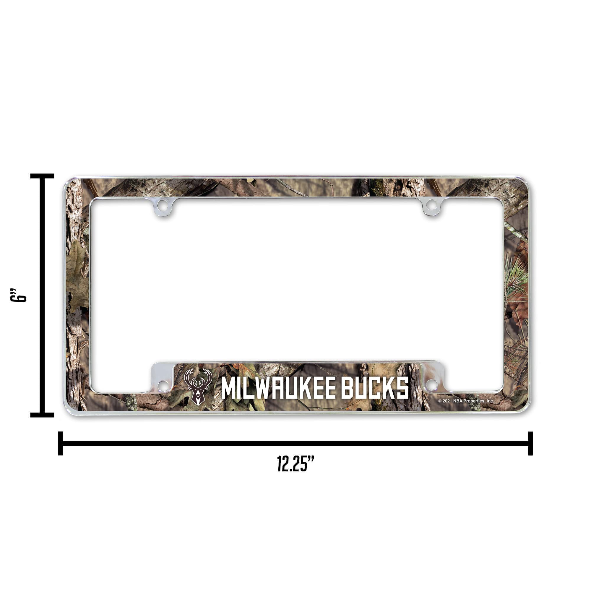 Rico AFC70030BMO Bucks/Mossy Oak Camo Break-Up Country All Over Chrome Frame (Bottom Oriented)