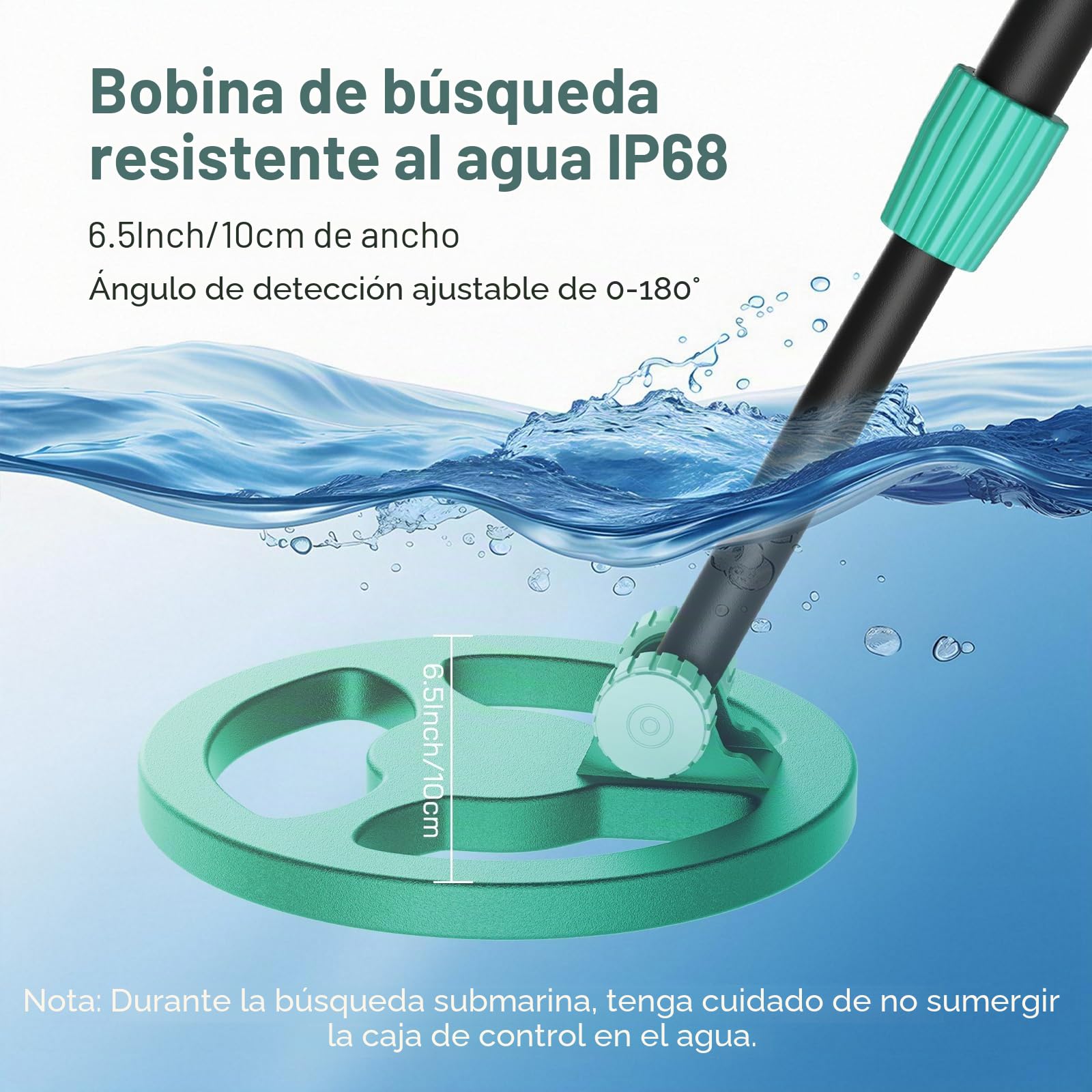 Detector de Metales para Niños, Longitud Ajustable (66-83cm), Detector de Metales para Niños con Pantalla LCD, Pala, Rastrillo, Mochila, Adecuado para Detectar Monedas