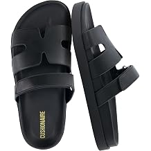 CUSHIONAIRE Estate Womens Sandals with Cut-Out Band & Adjustable Strap with Memory Foam, Summer Sandals for Women