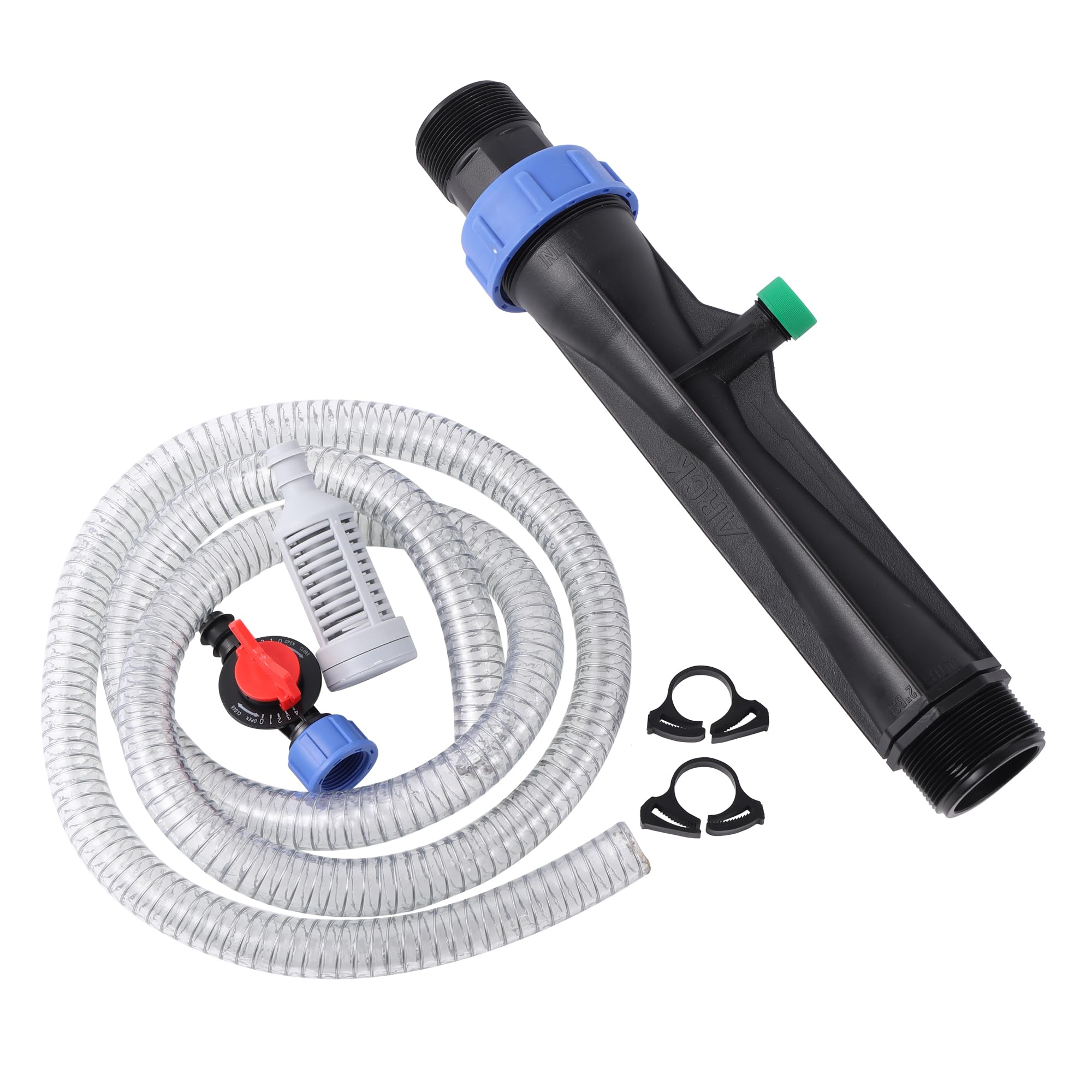 Aplicador de Fertilizantes Venturi 1", 1,5" y 2", inyector for riego Jardines, automático, Mezclador(2inch Kit)