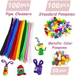 Fournitures d'artisanat pour enfants 3000Pcs DIY Craft Kits Art Supplies Kids Crafts with Pipe Cleaners pliing Storage Box Preschool Homeschool Crafting Set Jouets Cadeau pour enfants Garçons et filles Âge 4 5 6 7 8