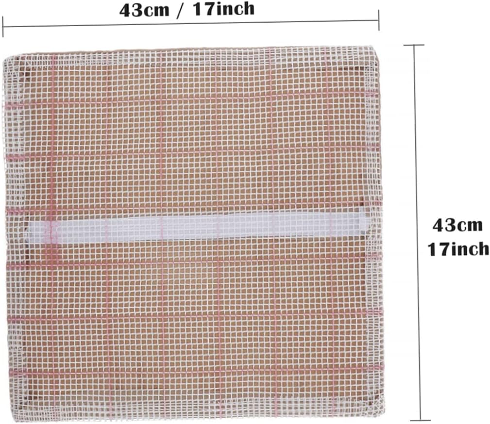 Latch Hook Mesh Blank Rug Canvas for Pillow Case Making DIY Embroidery Crafts