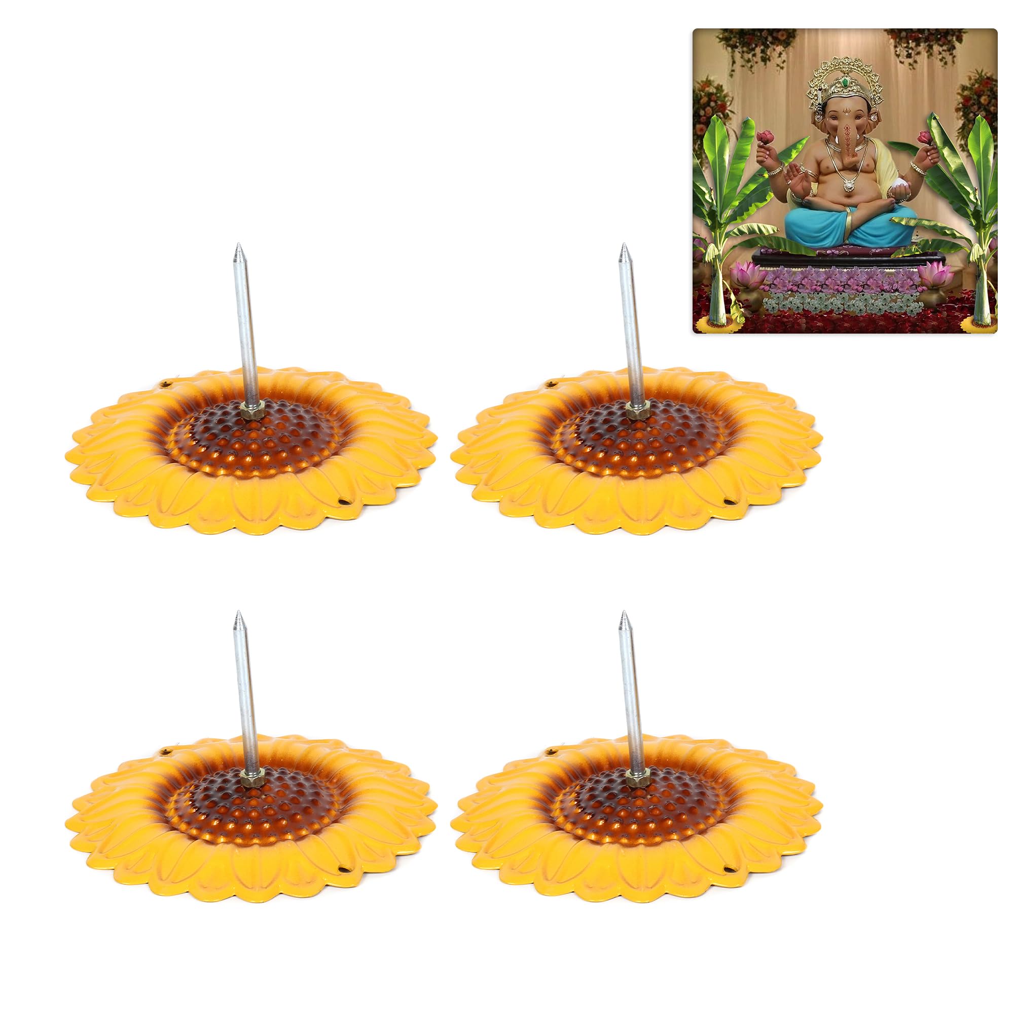 Foldable Heavy metal powder coated Stand Decorative Banana Plant Stand for Ideal for Placing The Banana Plant/Tree/stem Stand for puja/Religious and Other Ceremonies (4)-image-6