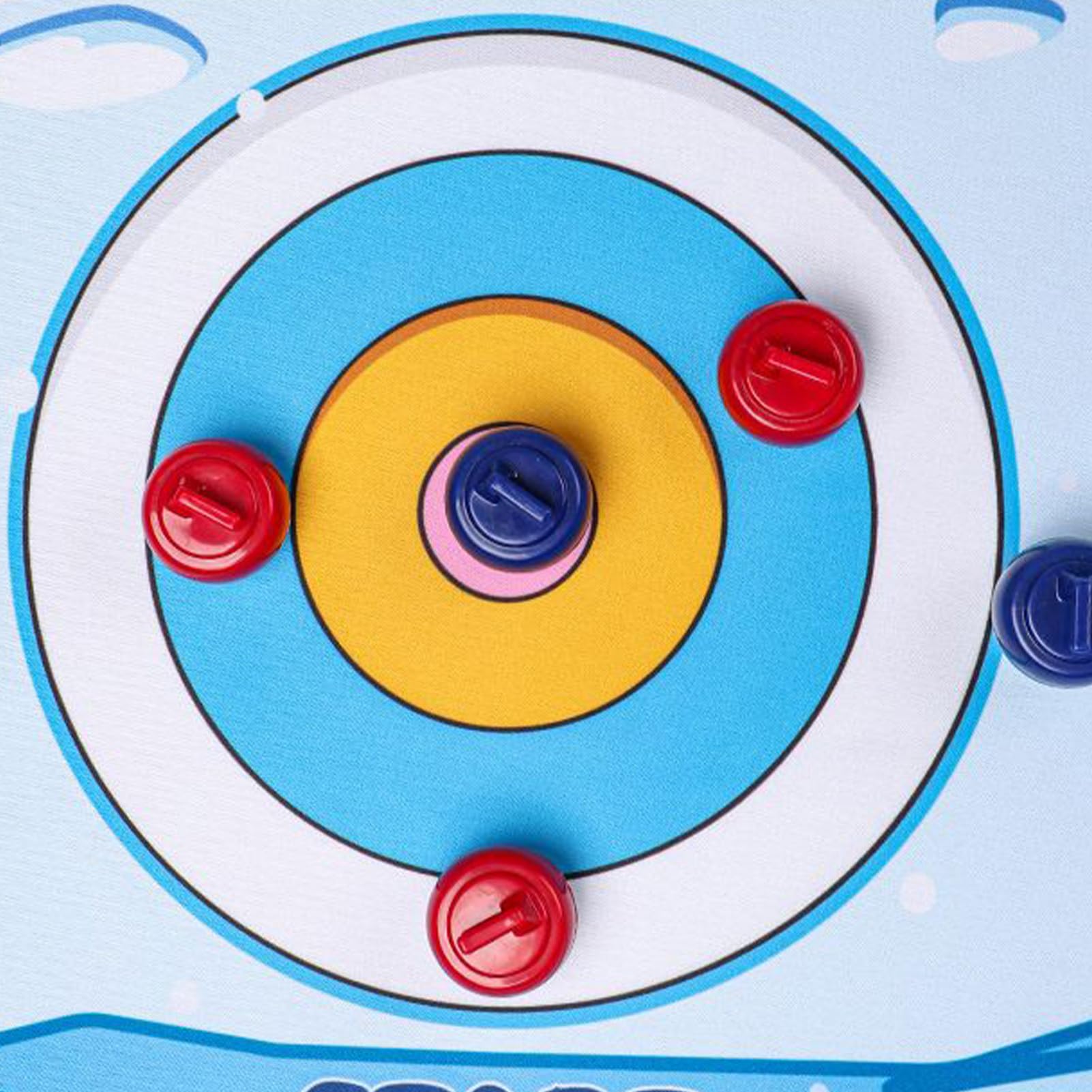 Gioco Curling,Set Combinato Bowling Per Tavolo | Divertente e Portatile per Tutti Appassionati Amici Famiglia Adulti Bambini
