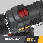Cat® DX11 18V 1/2-inch Cordless Drill/Driver with Brushless Motor and 2 Batteries