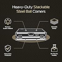 Vista 3 de Headliner - Carcasa de perfil bajo con ruedas, compatible con Pioneer DJ XDJ-RX3, color negro (HL10006)