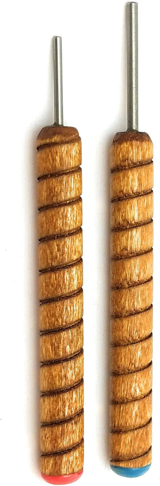 Paper Bead Roller Quilling Tool Set of Two 1/8 Inch & 3/32 Inch Slotted Metal Winding Pin for Paper Jewelry Making