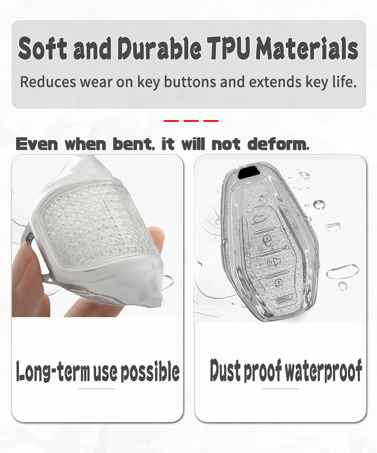 TPU Key Fob Cover Fit for Chery Jetour X70 X70Plus X90Plus 2025 2026 image 3