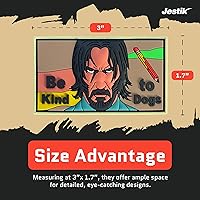 Vista 6 de Jestik - Parche de PVC, parches divertidos, parche táctico humorístico de moral con cierre de gancho y bucle, parches lindos para mochilas