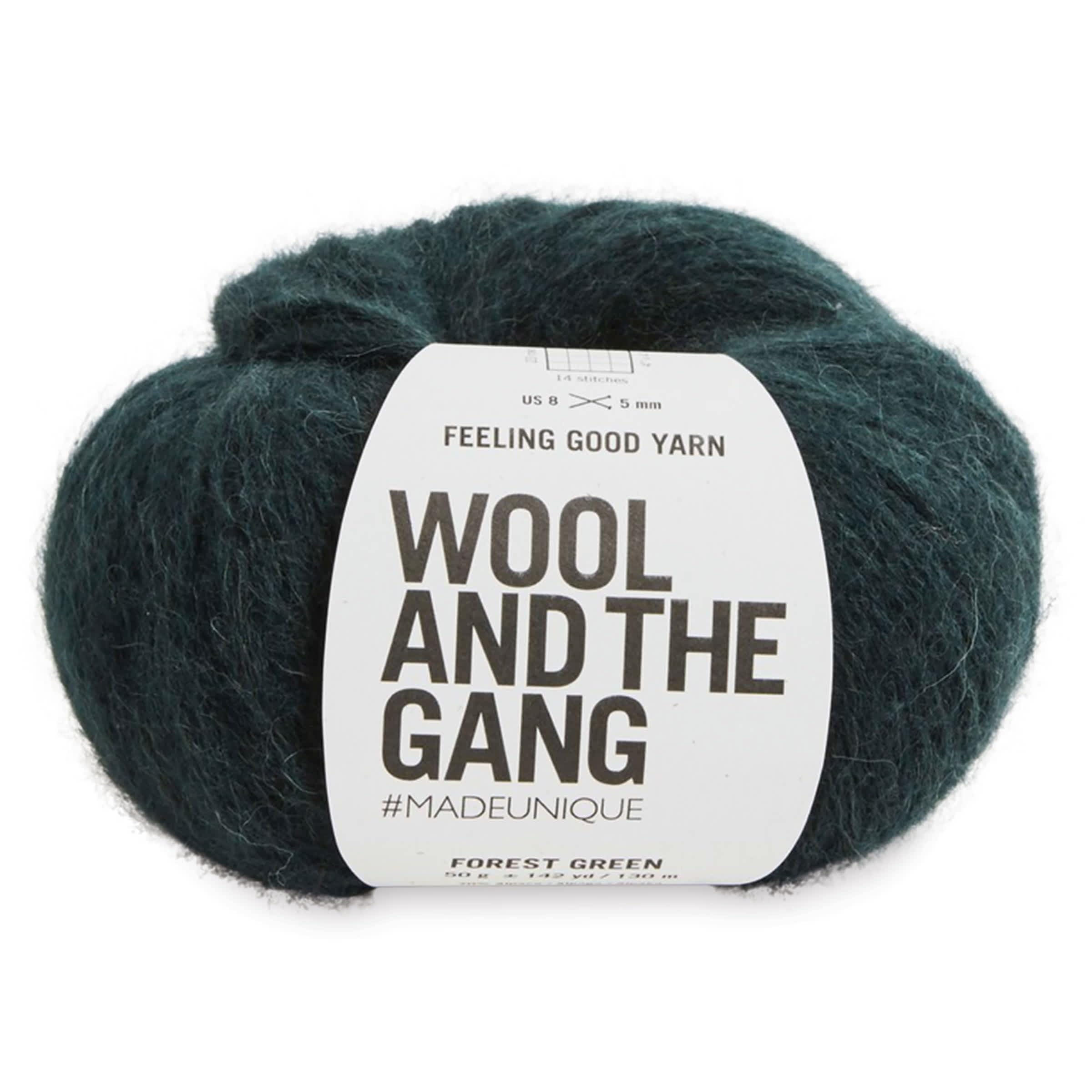 Wool and the Gang Feeling Good Yarn 37 Forest Green