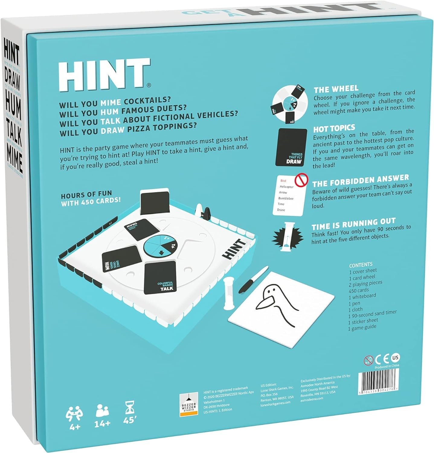 Hint - White Boardgame (English) (BEZ1990) - Image 3