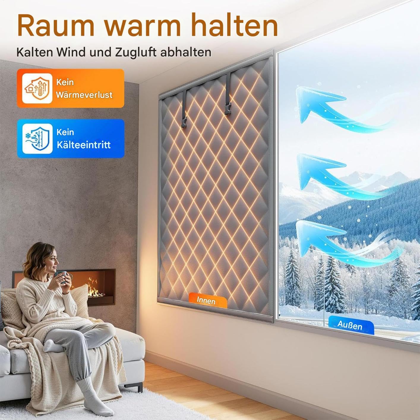 Isolamento Termico Finestre Per Inverno Copertura Isolata Antispiffero