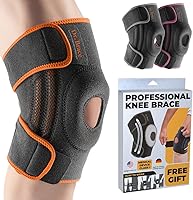 Vista 15 de DR. BRACE ELITE - Rodillera con estabilizadores laterales y almohadillas de gel para la rótula, máximo soporte para dolor de rodilla y recuperación