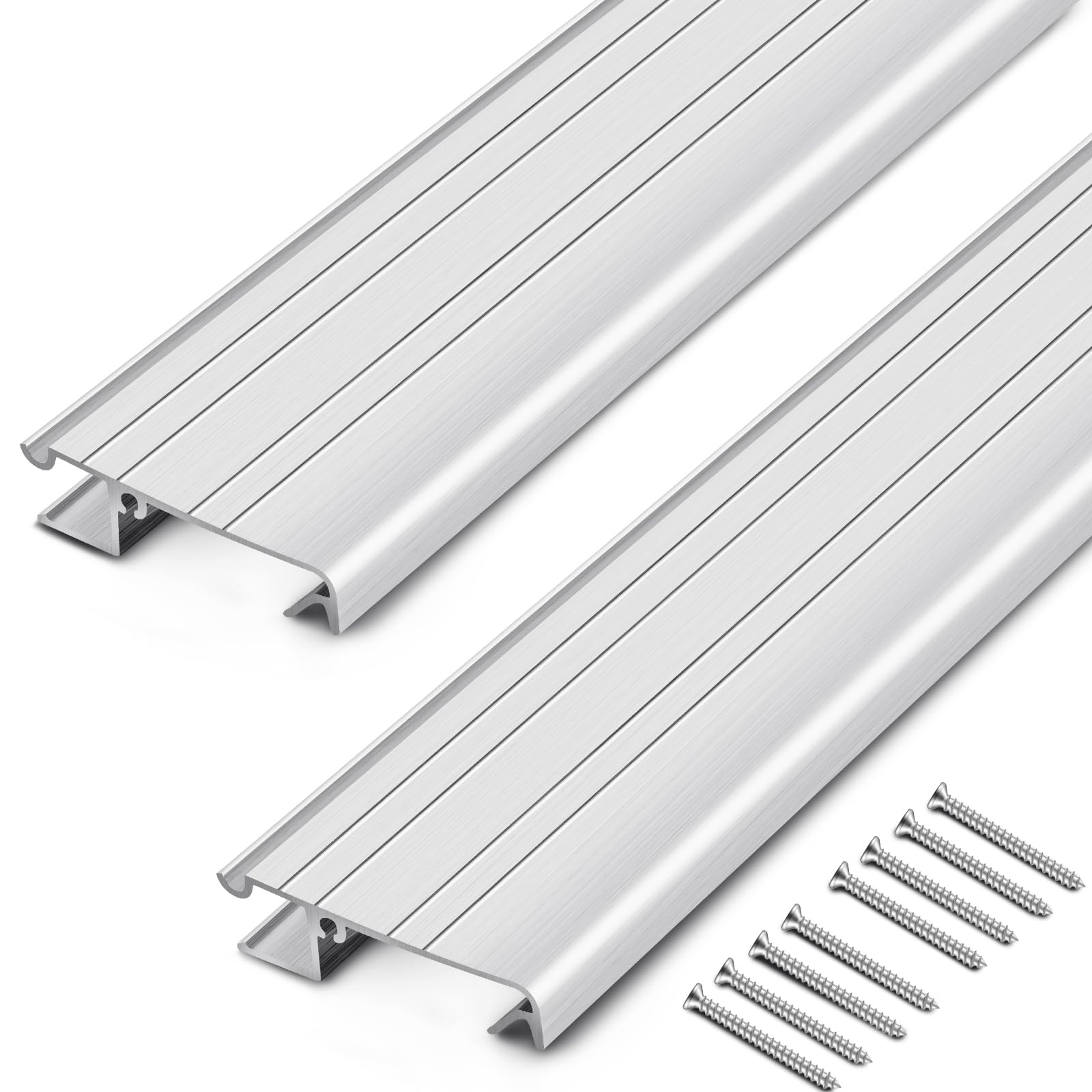 Threlaco 2 Pack 2 x 36 Inch Exterior Door Sill Threshold Extender