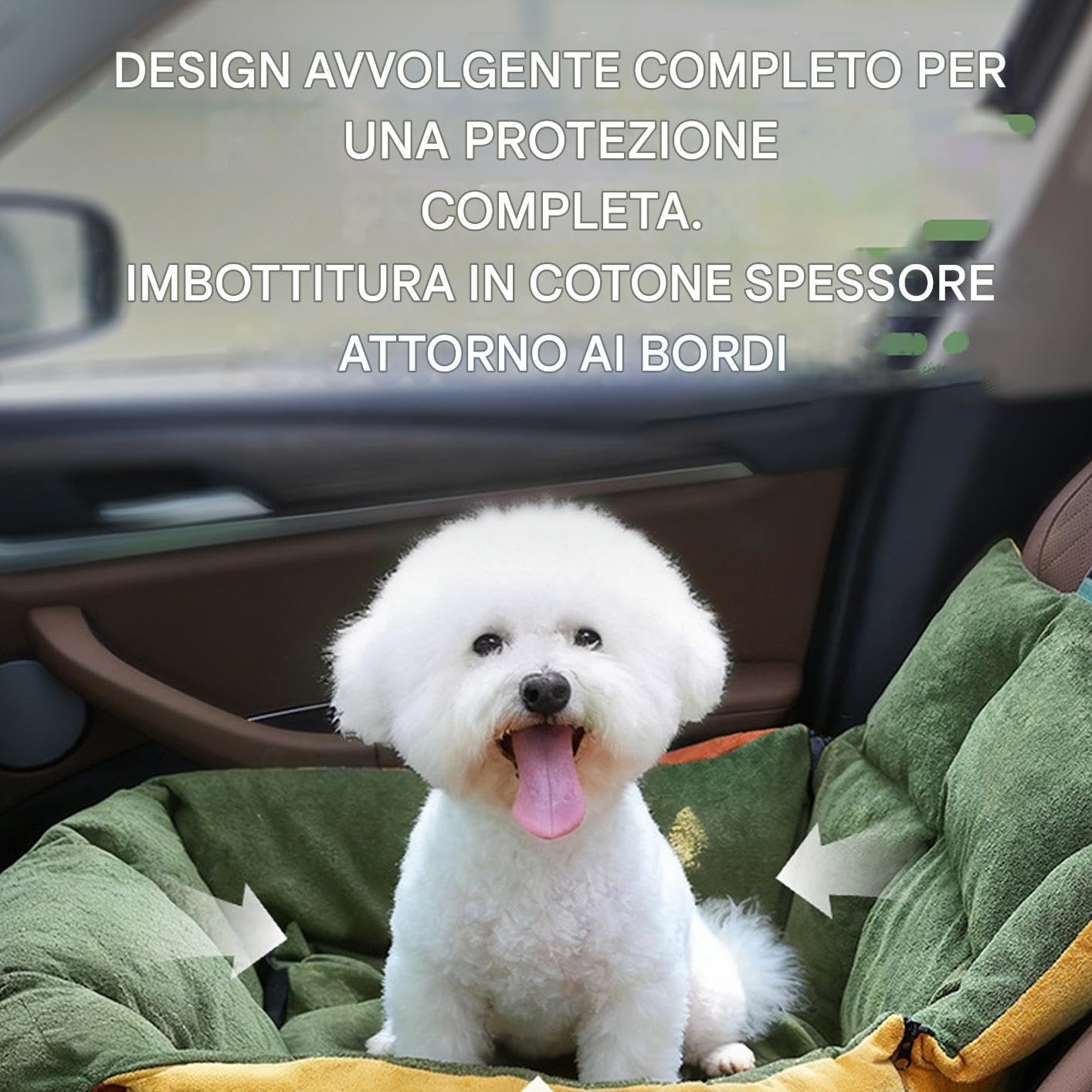 Asiento De Coche Para Cachorros Accesorios Para Mascotas 2 En 1 Con | Bolso Para Gatos Para Viajes Coche Diario Cachorro Interior Exterior Transporte Público