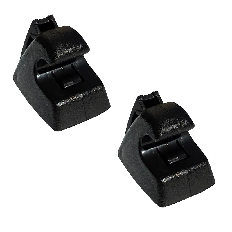 Par de suportes de retenção do para-sol 2M PLASTIC para Chevy Cruze 2016–2018 Jet Black