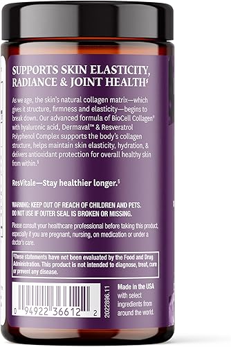 Miniatura 4 de ResVitale Ultra Collagen Enhance - Suplemento para el cuidado de la piel con resveratrol - 90 cápsulas vegetales