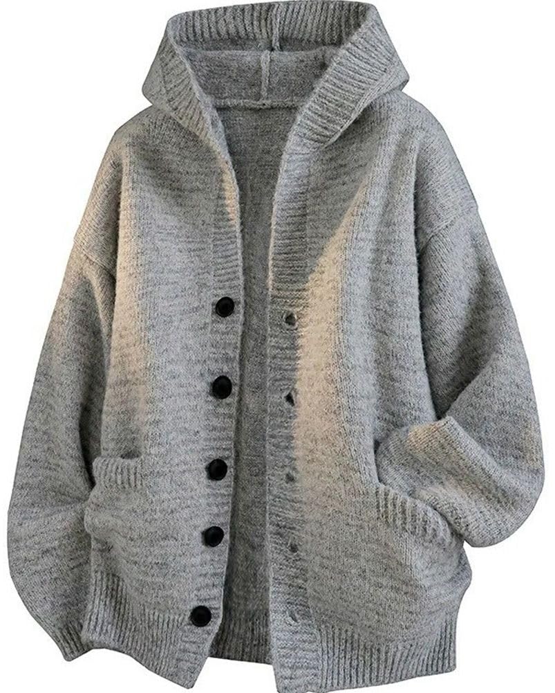 BUTMYJ フード付きパーカー XL ライトグレー