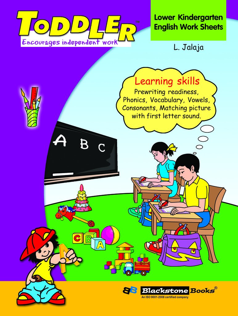 Toddler - LKG - ENGLISH WORK SHEETS - Blackstone Books Paperback – 1 January 2008
