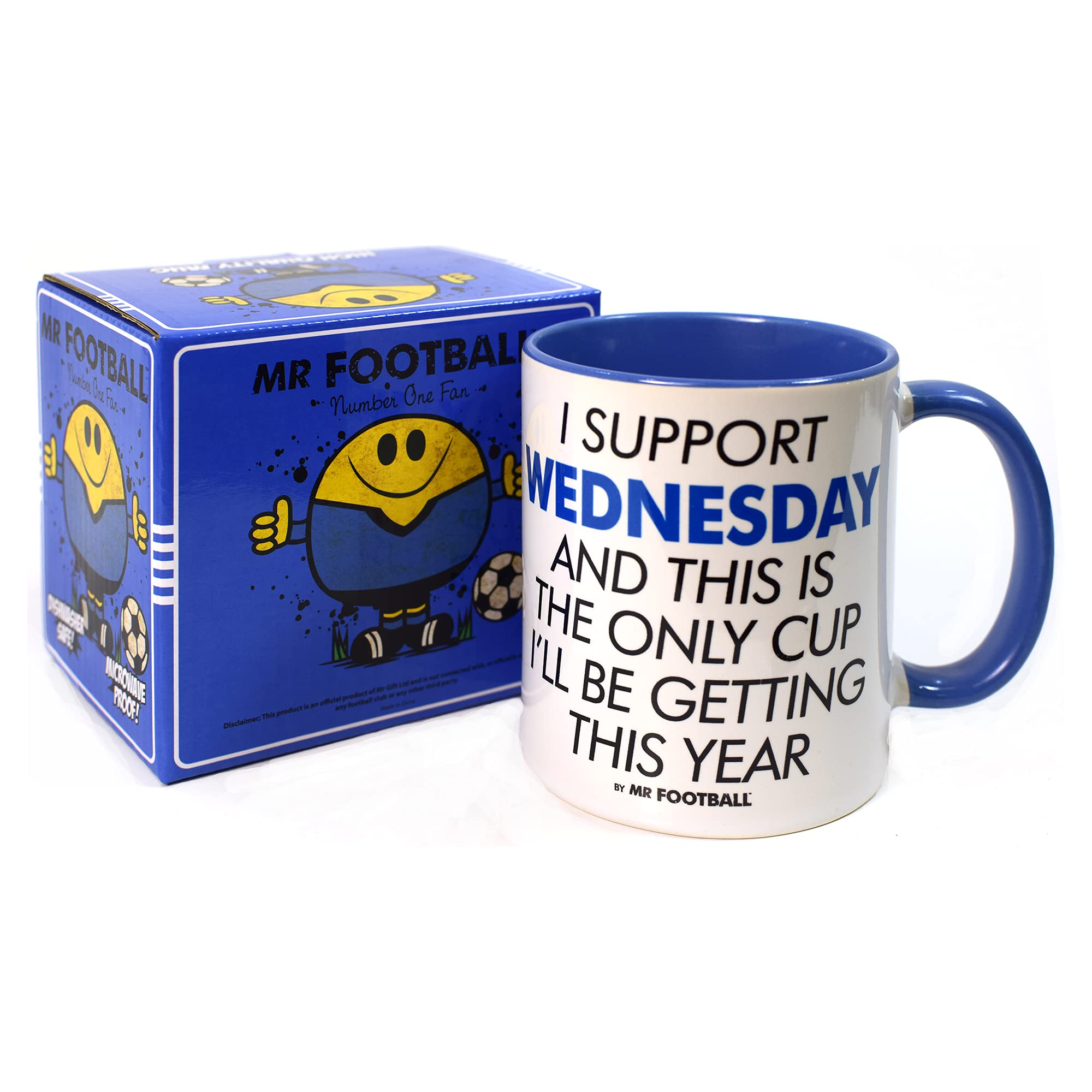 I Support Wednesday and This is only Cup I'll get This Year- Gift for Sheffield Supporter, Ceramic, 250ml