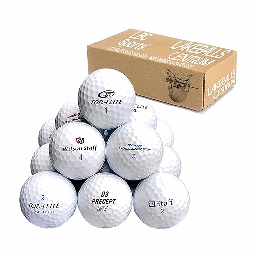 Lakeballs Mix 100 AAA/AA Golf Balls in Mesh Bag