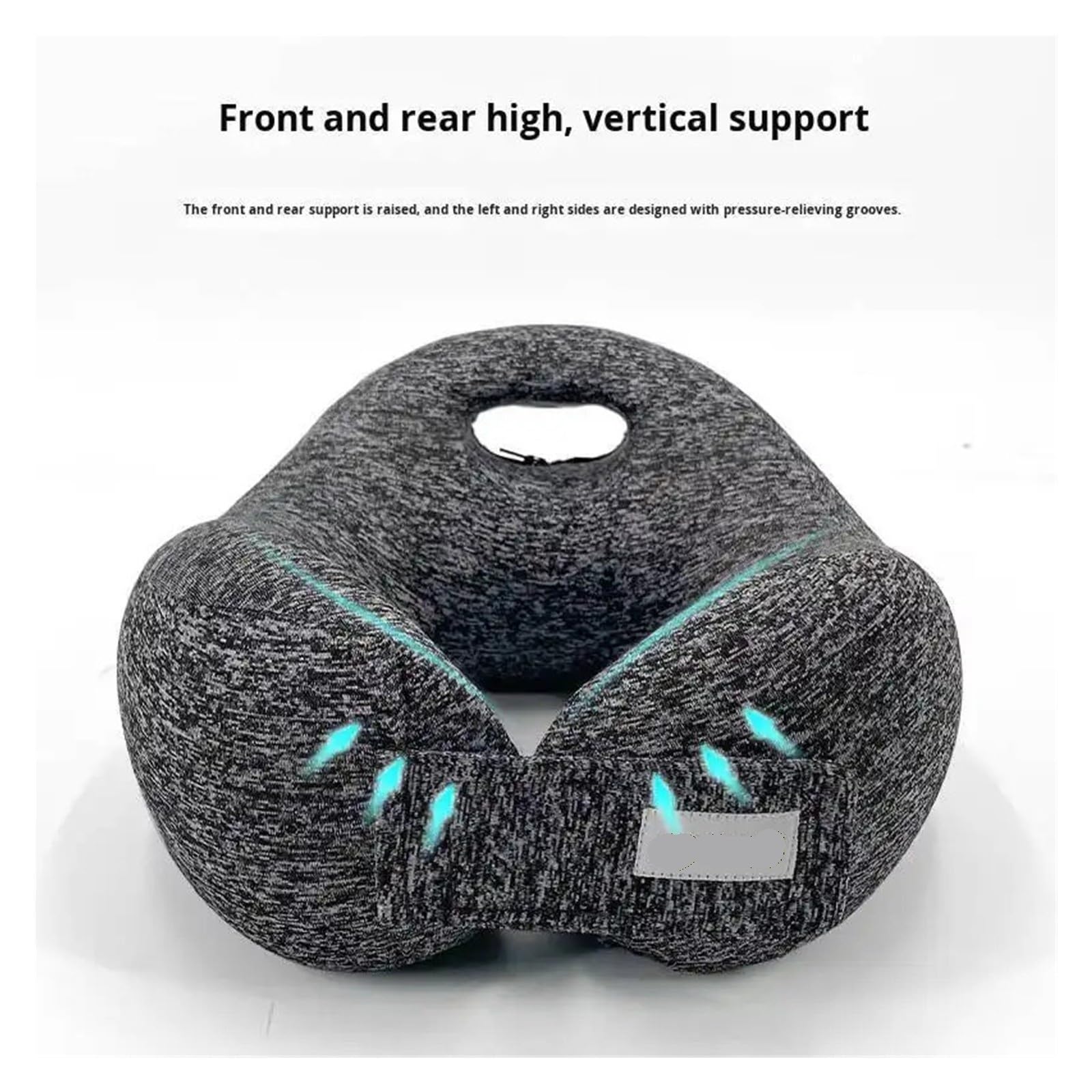 Memory Foam U-Shaped Travel Pillow Snail Style Portable