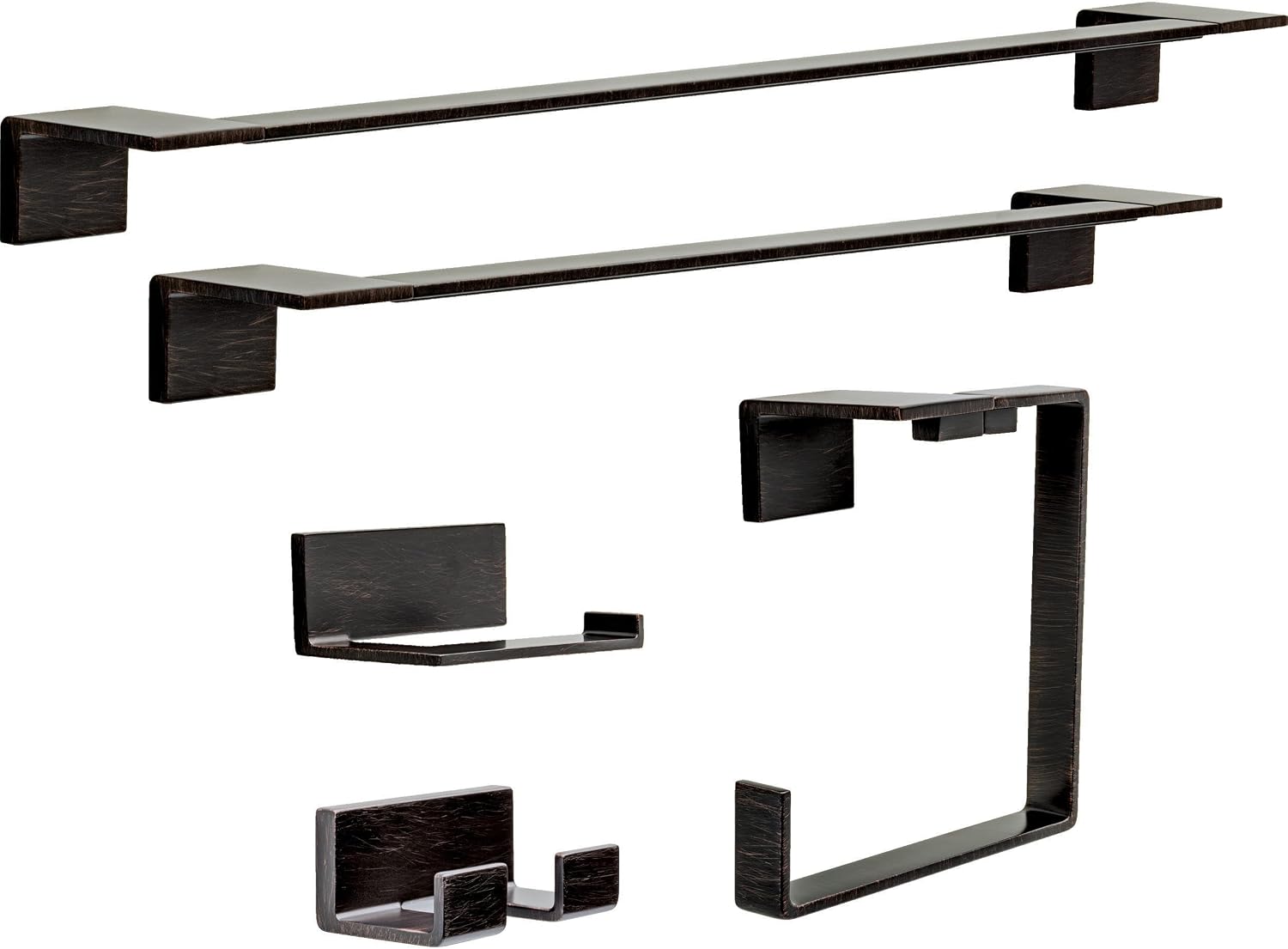 Delta Double Towel Hook for Bathroom or Kitchen| Venetian Bronze | Vero Accessories image 3