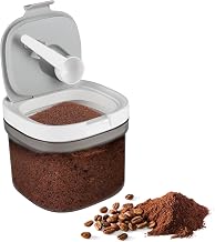 Gzsekken Coffee Bean Storage Container,Airtight Coffee Container with Lid & Scoop,800 ML BPA Free Plastic Kitchen Food Storage Container for Ground Coffee, Spices, Herbs, Candy, Snacks