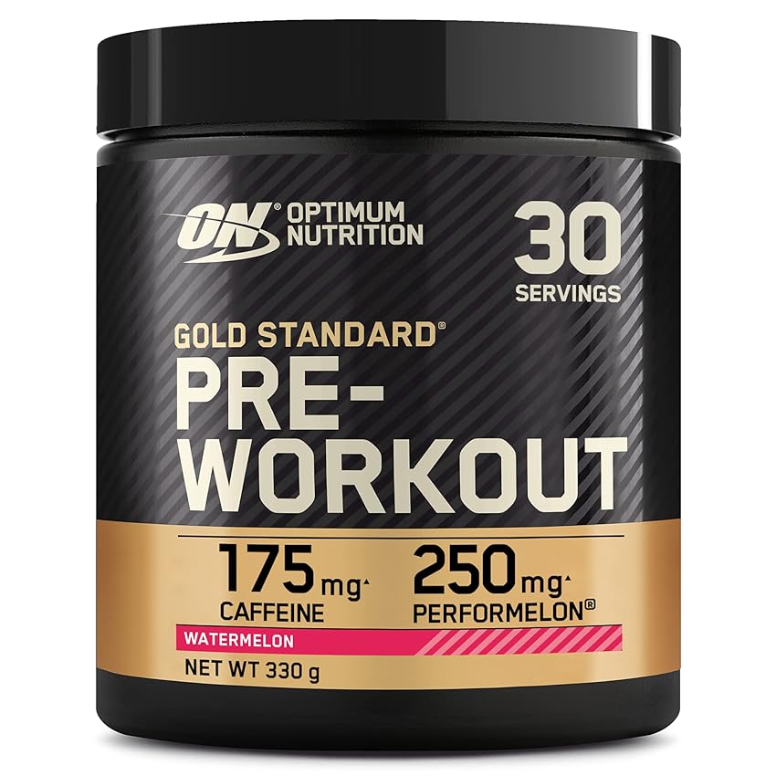 Immagine del prodotto Optimum Nutrition Gold Standard Pre-Workout, Integratore Alimentare in Polvere, Energy Drink con Creatina Monoidrato, Beta Alanina, Caffeina e Vitamine Gruppo B, Gusto Anguria, 330 g