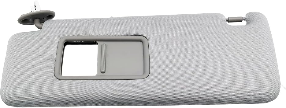 Forwinparts Front Left Driver Side Sun Visor w/Vanity Light Gray for Toyota 4Runner 2010-2024 74320-35A91-B1 7432035A91B1