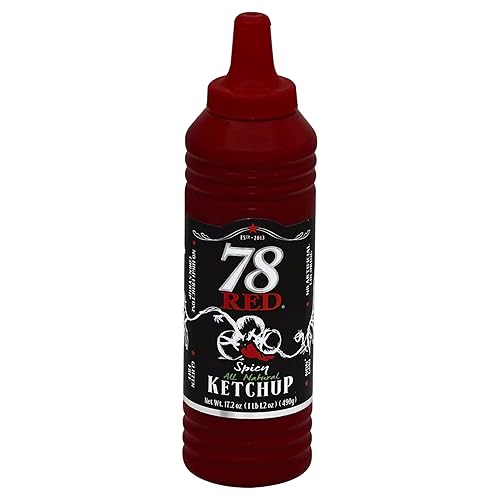 78 Ketchup, salsa de tomate picante, 17.2 oz
