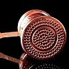 Turkish Coffee Pot, 317ml Turkish Greek Coffee Maker, Copper Plating Alloy Arabic Cofffee Kettle, Hammered Copper Milk Warmer Pot with Hollow Handle, Butter Warmer, Chocolate Sauce Melting Utensils